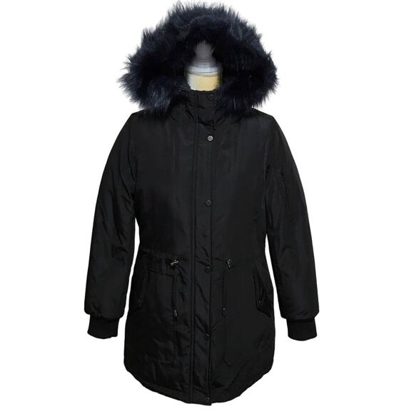 Steve Madden NWOT Black Puffer Jacket S - Picture 1 of 16